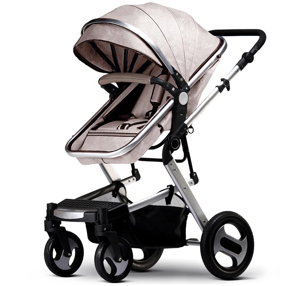 
3 in 1 High Quality Baby Walkers Carriers Newborn Pram with Car Seat,Convertible Rider Easy Foldable Baby Stroller 