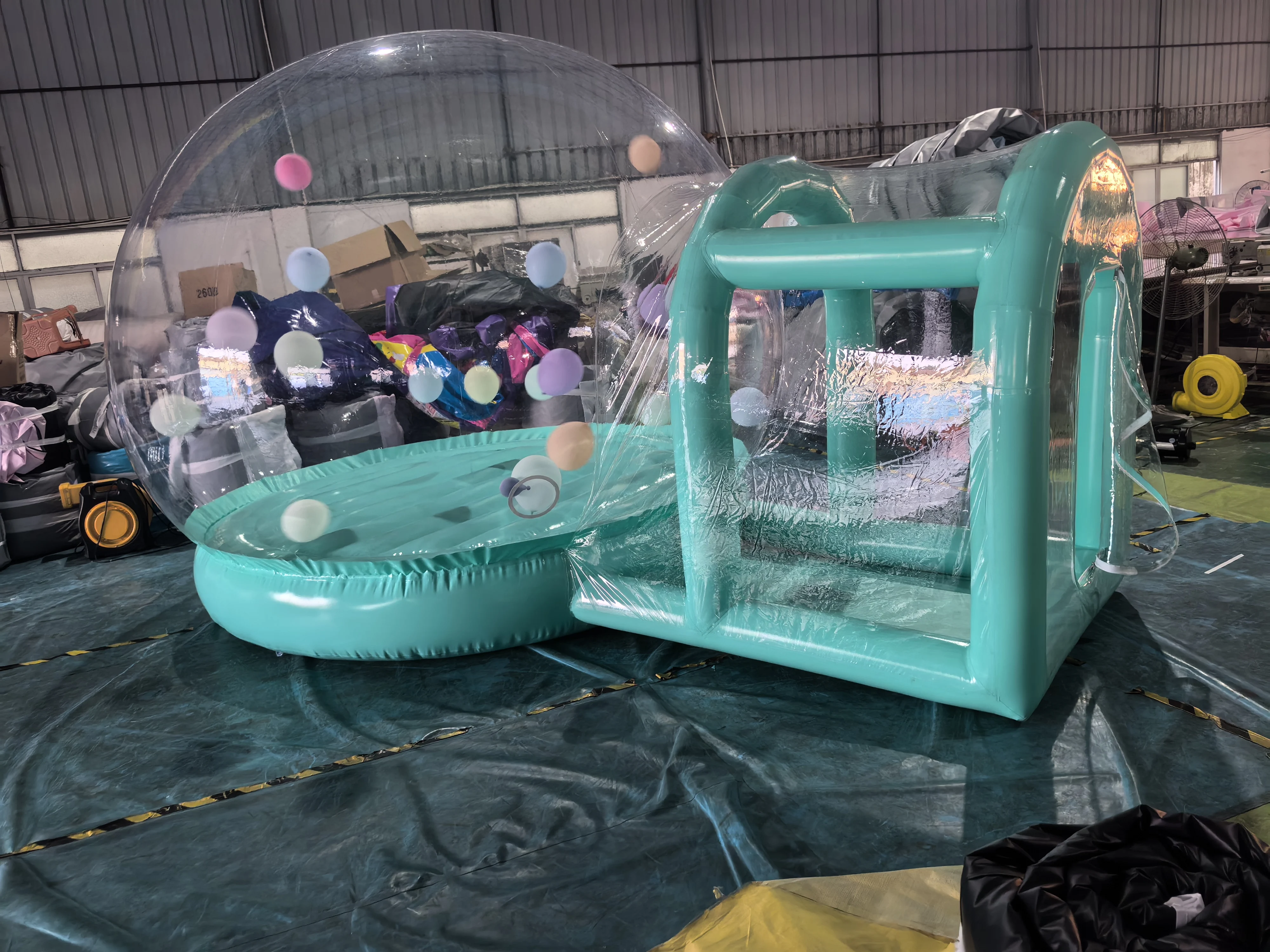 In Stock Jumping Bouncy Bubble House Pvc Transparent Inflatable Bubble Tent House 3m 4m 5m Bubble Bounce House For Kids