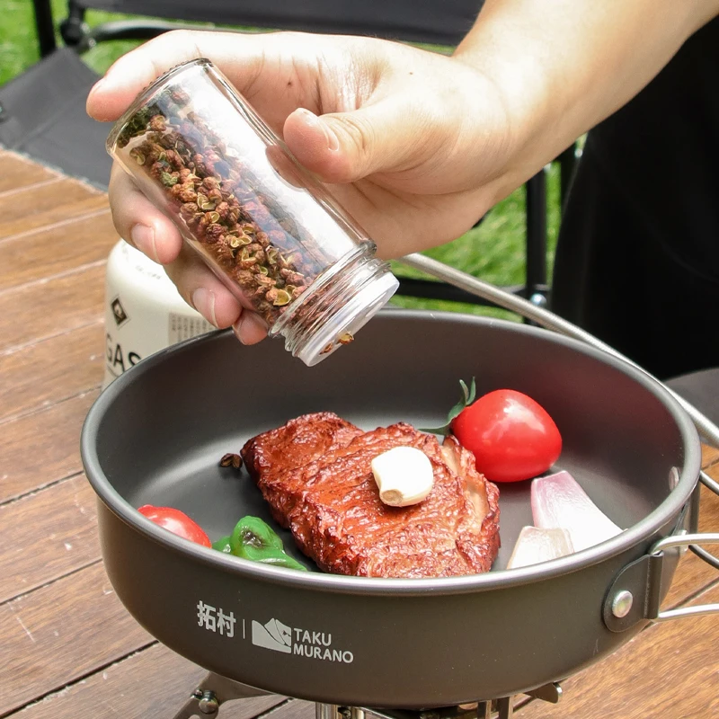 Outdoor Condiment Box Portable Combination Set Picnic Barbecue Condiment Bottle Sealed Oil Pot Sauce And Vinegar Jar Storage Bag