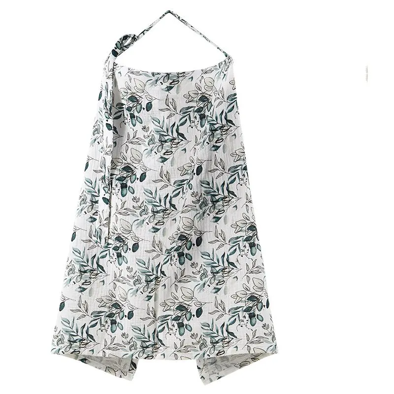 Nursing Scarf Breastfeeding Cover Cotton Nursing Apron Pram Cover for Comfortable Privacy Protection Breastfeeding in Public