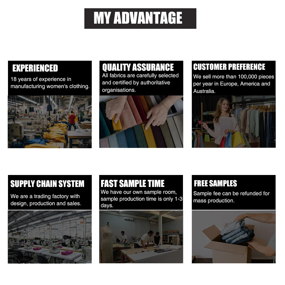 High Quality Servicios De Procesamiento De Ropa Women Clothing manufacturer Custom Design Cut Sewing Apparel Processing Services