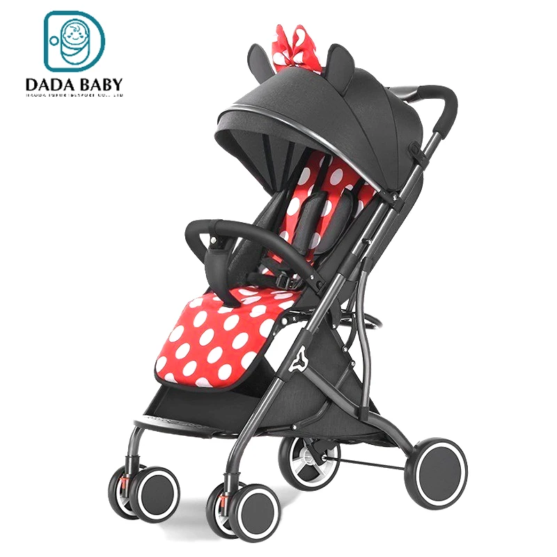 Lightweight Baby Stroller Up to 25 Kg Foldable Cart Available on Plane Pram One Click Collection Factory Customized Strollers