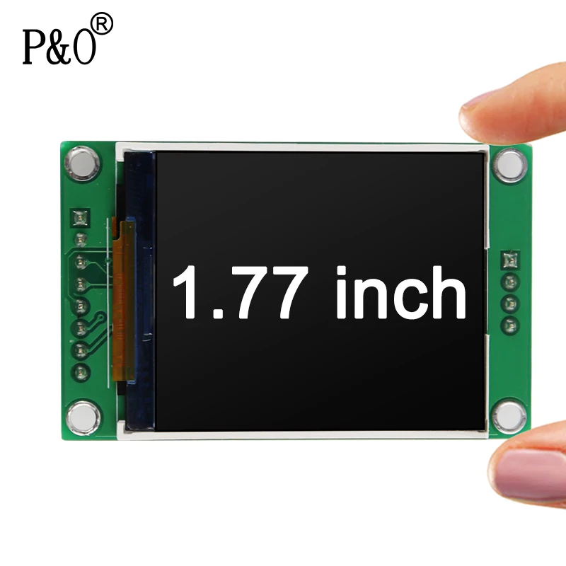 Polcd 1.77 inch 128*rgb*160 RGB 24bit Normally Black ST7735S lcd module tft with pcb board