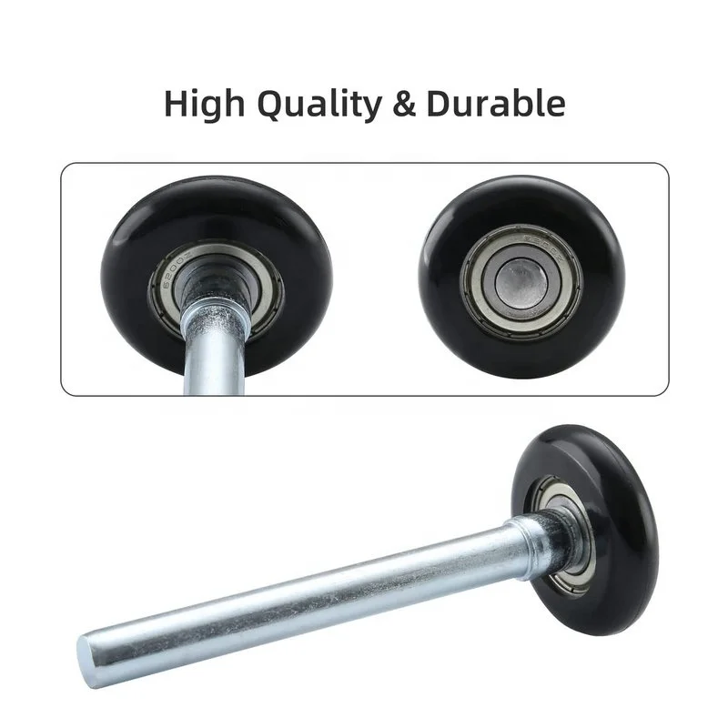 Sealed Bearing Custom Cheap 46*120 Mm Sliding Garage Door Axle Bottom Nylon Roller with 13 Ball Bearing Sealed