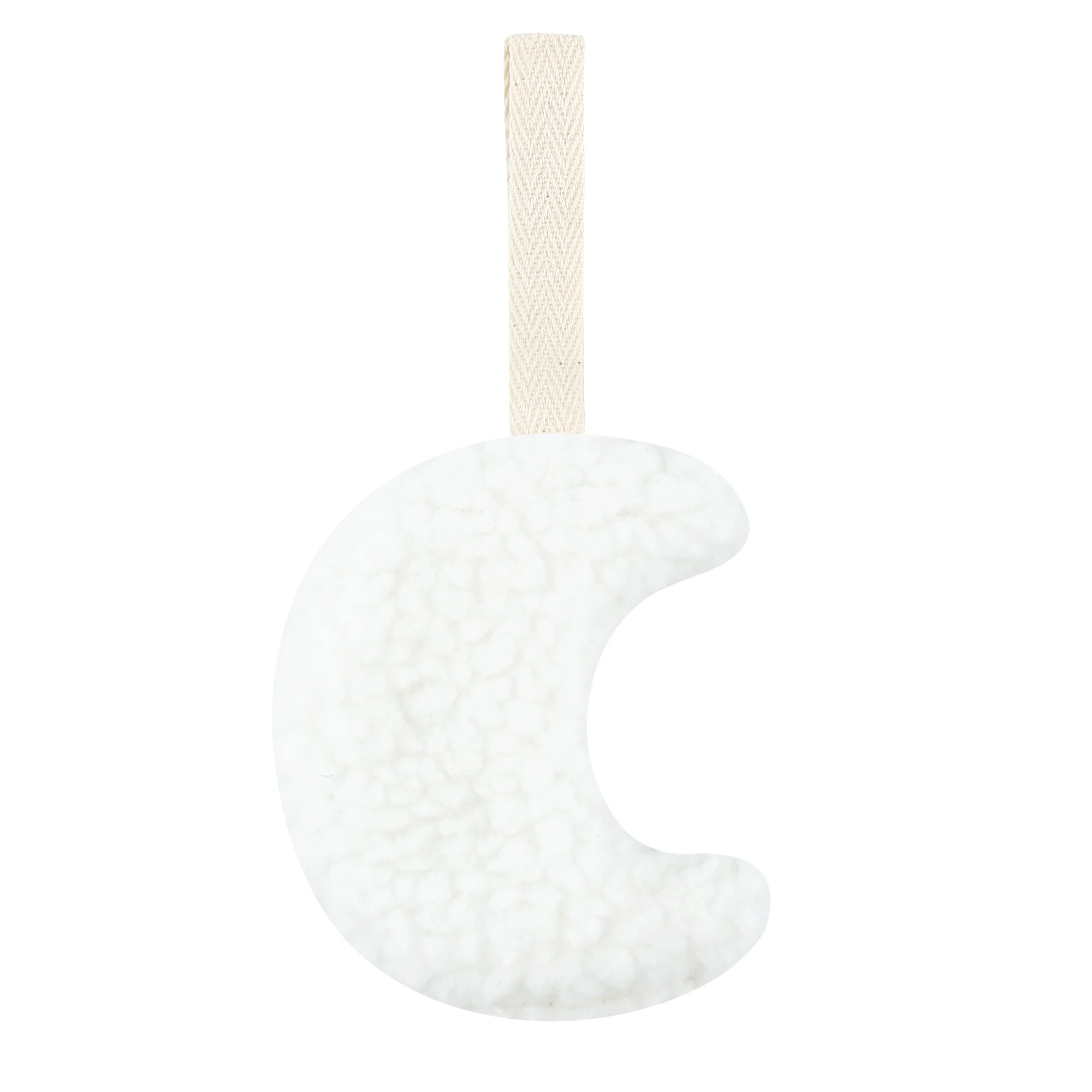 Popular Baby Plush Moon Pacifier Holder Cuddly Toy with cotton rope Teddy Moon Pacifier Holder without filler for newborn baby