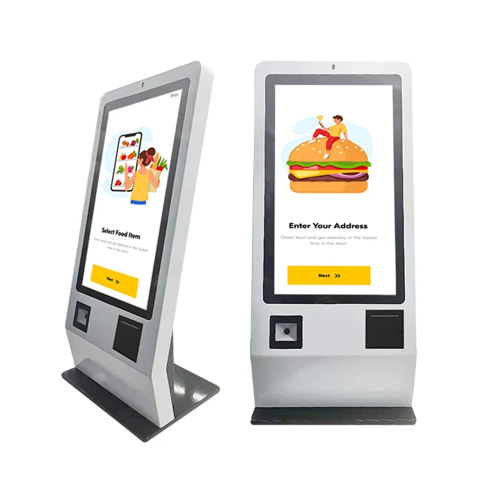 self service order cashless restaurant queue system Payment Kiosk Machine