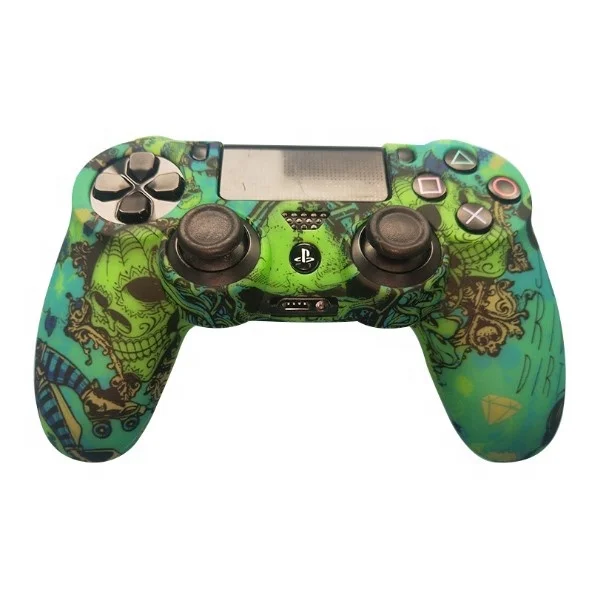 
New Technology Water Transfer Printing Silicone PS4 Controller Grip Skin PS4 Controller Skin Silicone Case PS4 Decals Skin 