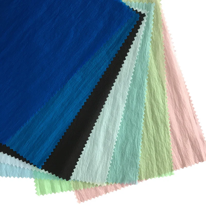 Excellent Quality Baseball Uniform Fabric Crinkle Ultrathin Nylon Mini Ripstop Fabric UV40+ Sun Protective Jacket Fabric