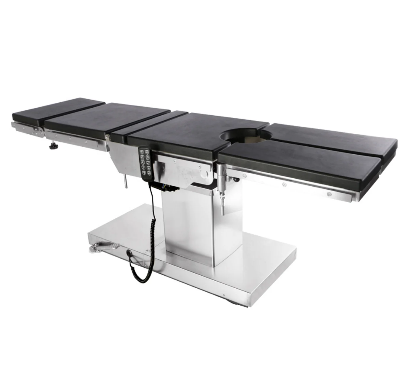 High Cost Performance FY503E Electric Orthopedic Operating Table Five Stainless Steel Base Surgical Bed Metal Material
