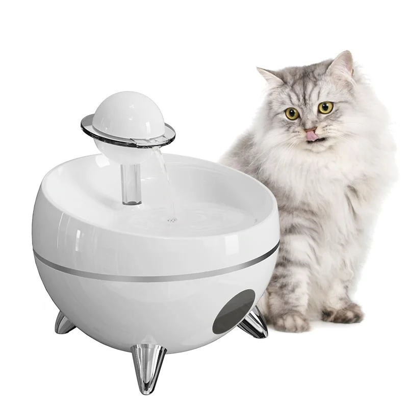 2.2L pet water food dispenser set feeder pet product replacement pump pet water fountain for dog
