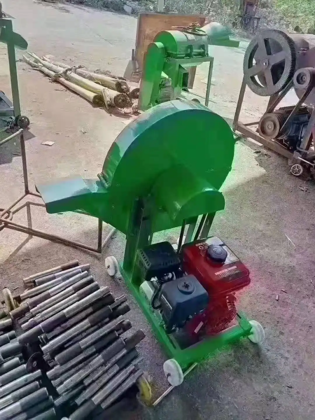 Weiyan WY-9QS-0.6S Высокая эффективность Малый банановое дерево резак ветви Шредер силосорезка для бензиновый двигатель или