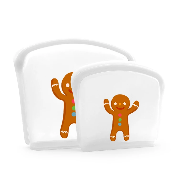 Многоразовый силиконовый Пакет для хранения продуктов, 800 мл и 2000 мл, 100% платиновый силиконовый Пакет для хранения продуктов