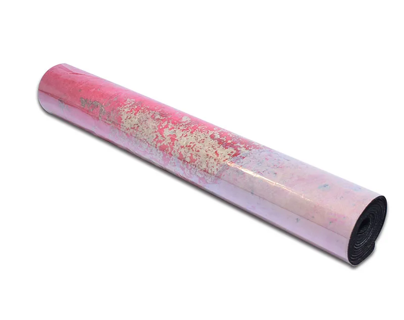 
Custom eco made folding round suede yoga mat with logo printing yoga mat 