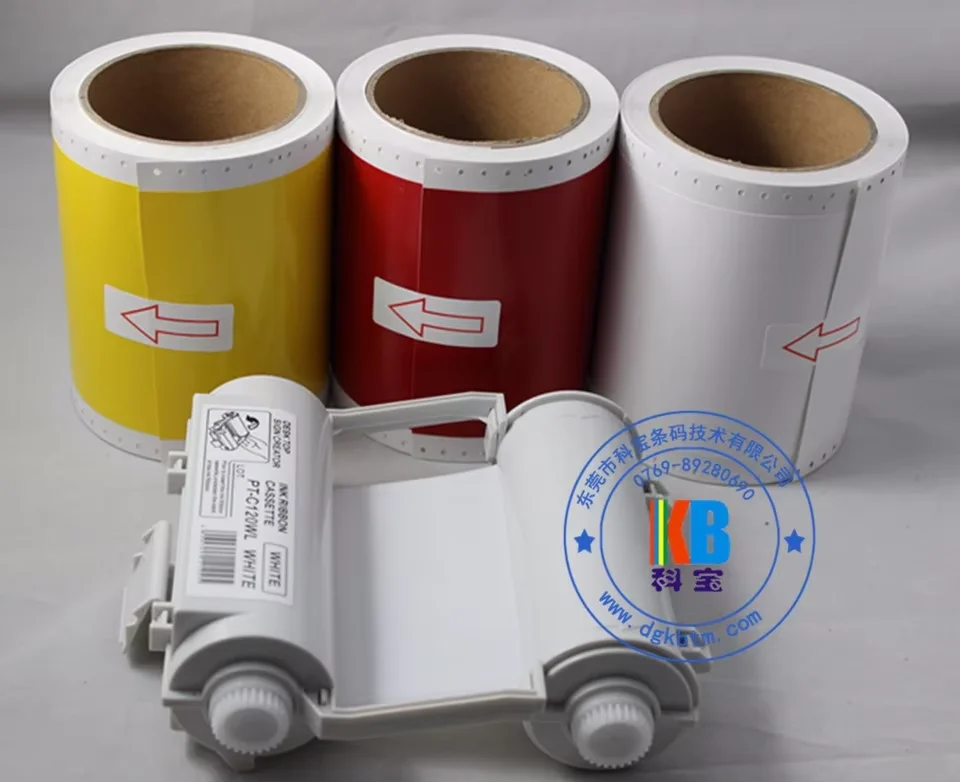 New products red color ribbon ink printer 6mm, 9mm,12mm,18mm,24mm,36mm,ribbon tape cassette