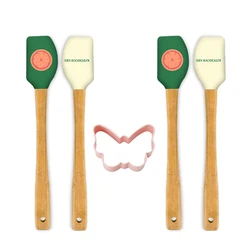 Hopesun Uv Printing Transfer Printing Summer Spatula Silicone Kitchen Utensils Baking Tools Silicone Baking Spatula Tool