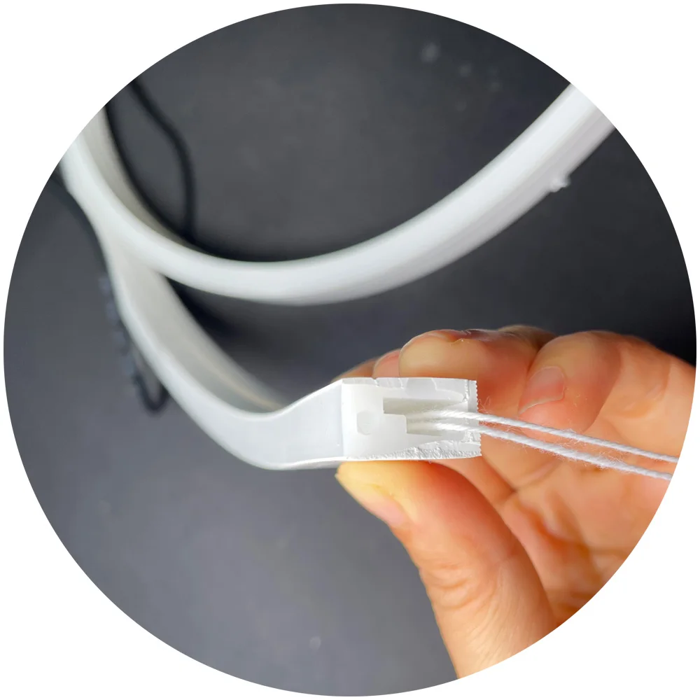 8mm 10mm PCB 10x18mm silicone tube cover profile replace aluminum neon led for led flexible strip light
