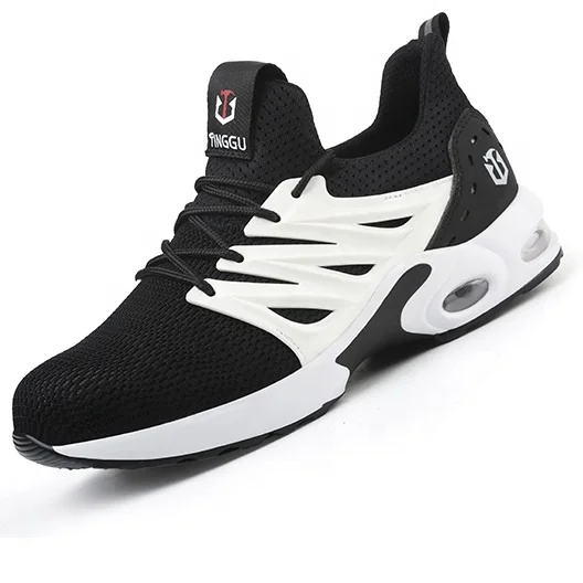 Air cushion protective shoes fashion high quality piercing resistant work shoes