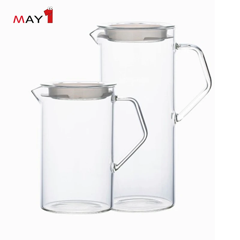 
Manufacture Direct Supply high Quality grade Handmade Glass Tea Coffee Pitcher 