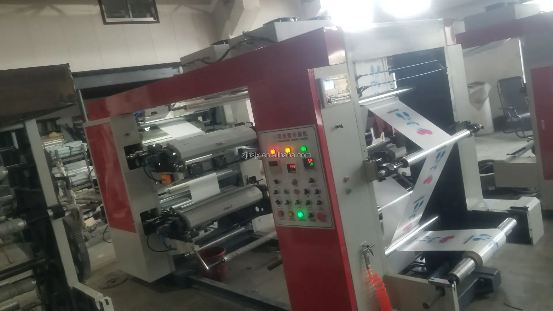 YT-4600 4 color flexo printing machine for plastic bag non woven fabric bag nylon bag printer