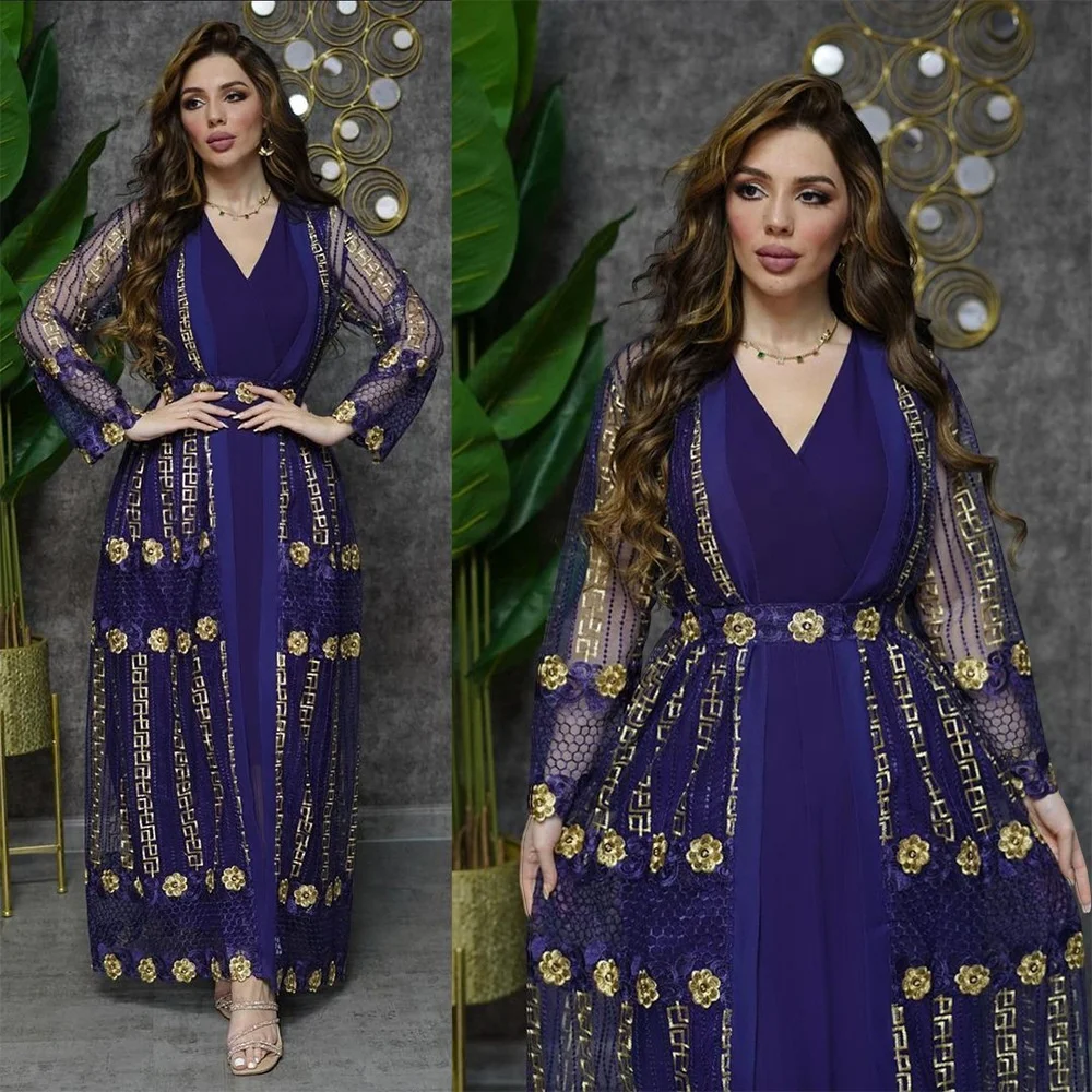 Muslim Abaya Elegant African Dress For Women India Pakistan Dashiki Maxi Dress Ladies Traditional Africa Clothing Fairy Dress