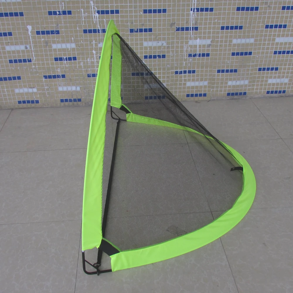 portable foldable pop up fiberglass soccer football goal