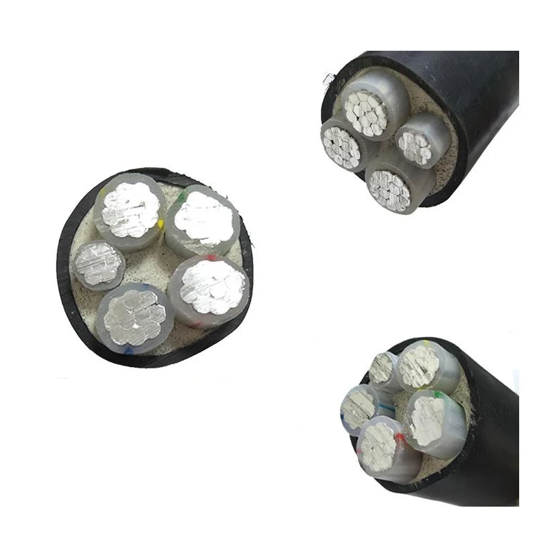 Origin Manufacturers Medium Voltage Crosslinking Power Cable Multiple Copper Core Low Price PVC Jacket Electrical Wire