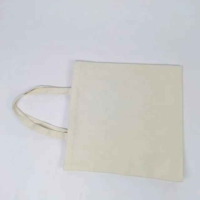 Cotton Canvas Shopping Tote Bag Canvas With Zipper Cotton Image Printed Bag White Fabric Tote Bags Blank Canvas