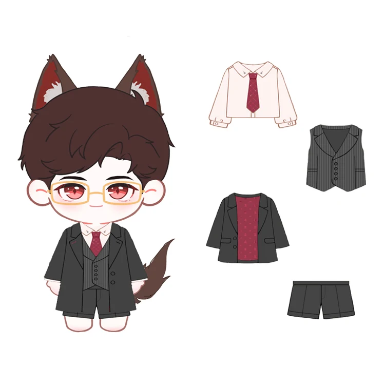 OEM ODM New fashion professional design custom can stand cotton plush doll Korean star kpop Plush Doll computer manuscript