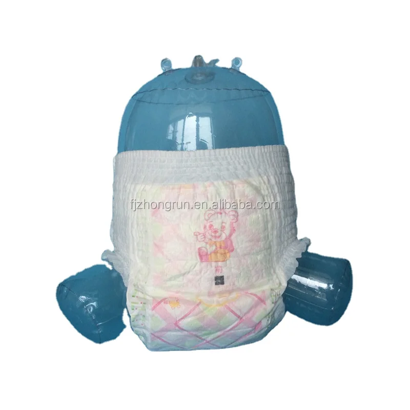 Elastic Waistband Baby Pull Up Diaper Disposable Pants Type Diaper