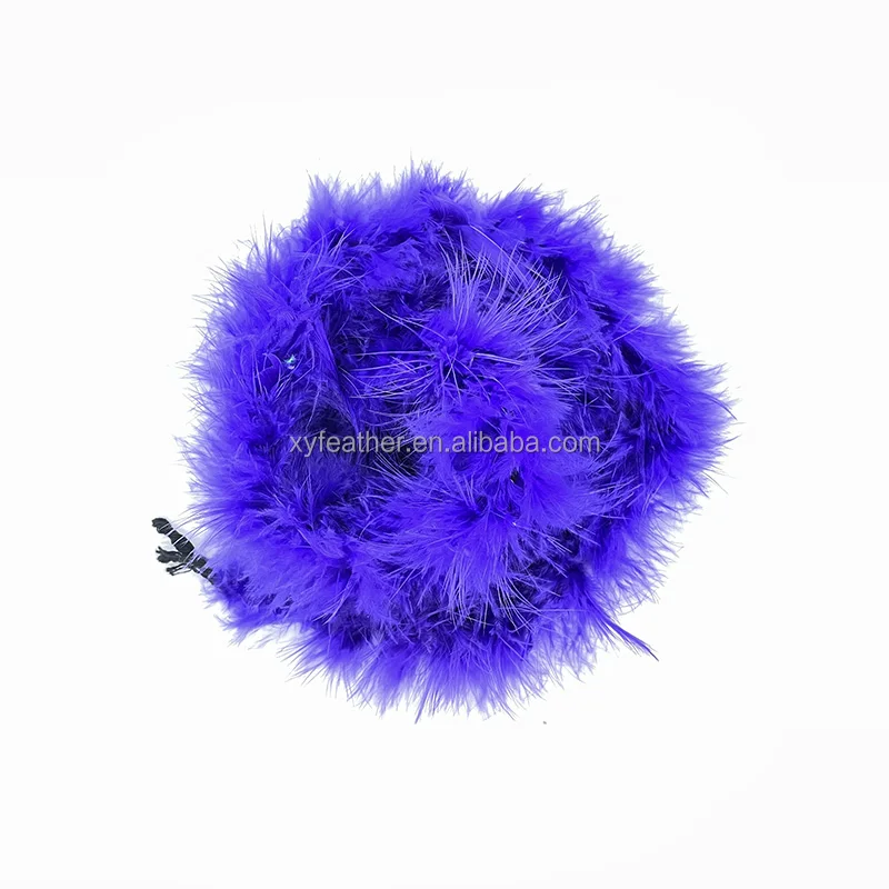 Wholesale Turkey Feather party boa Fluffy Marabou Feather Boa Colorful for Costumes