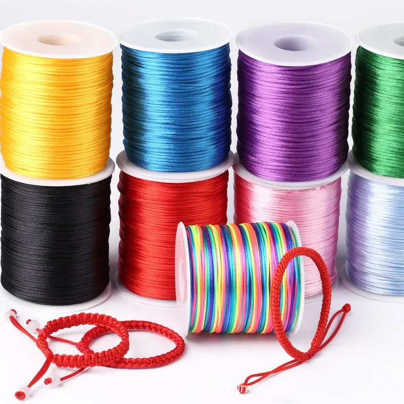 1.5mm x100M Nylon String,Nylon Beading Thread for Jewellery Making, Macrame Wind Chime DIY Crafts