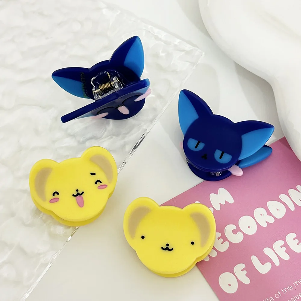 HONEY Holy Festival Cartoon True Acetate Hairpin Cute Mocha Girl Sakura Mask Creative Hairpin Little Cosby Edge Clip Girl
