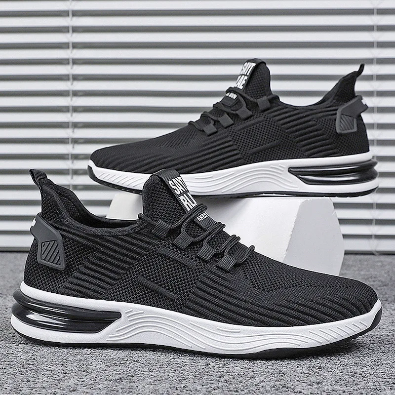 
Cheap Fashion Men Walking Shoes Fashion Running Sport Shoes Non Slip Sneakers Athletic Breathable Air Mesh Running Shoes 