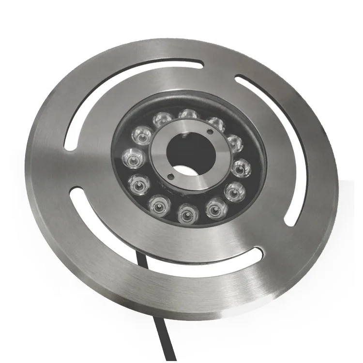 Factory Supplier 304 Stainless Steel Underwater IP68 Waterproof DC24V 36W RGB LED Fountain Light