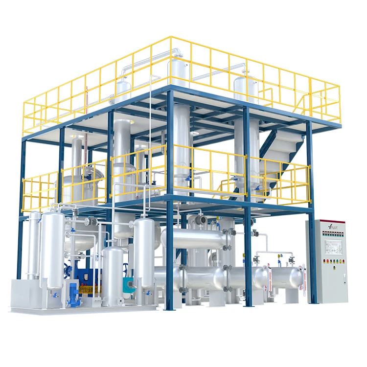 Used engine oil to diesel oil refinery machine