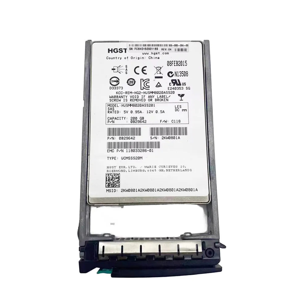 0B29642 200 Гб MLC SAS 12 Гб/с ME (TCG) 2,5-in SSD