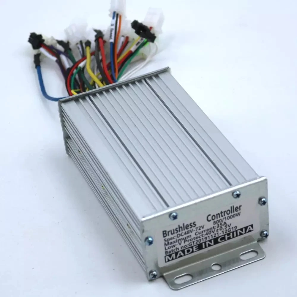 GREENTIME 48V-72V 800W/1000W 35Amax BLDC контроллер двигателя, электрический велосипед, трехколесный велосипед, двухрежимный датчик/Бессенсорный контроллер