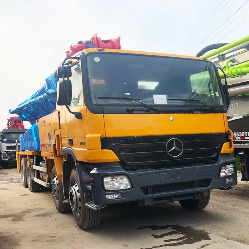 Used Concrete Pump Machine Putzmeister Beton Boom Pump 42M 46M Actros Trucks Price