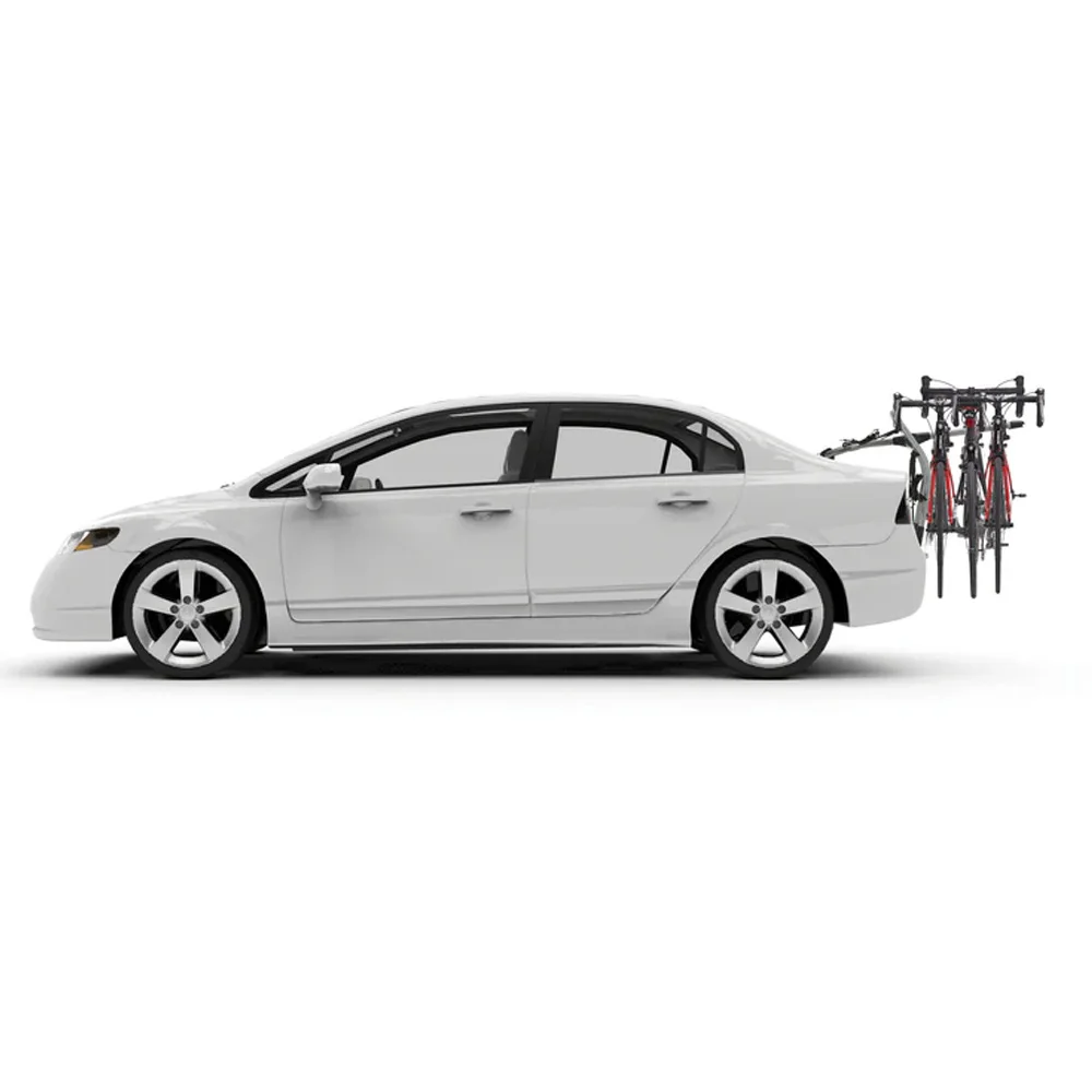 bike racks car trunk bicycle rack carrier mounts 3 bikes silver