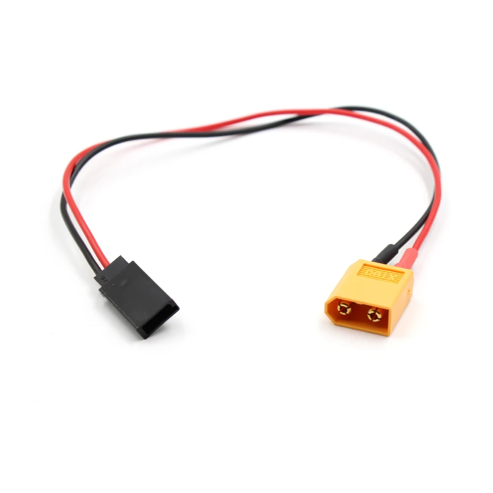 xt60 xt30 y cable Device Battery Charge Adapter Connector Male 2P Waterproof Power Cable Connector Black Rubber