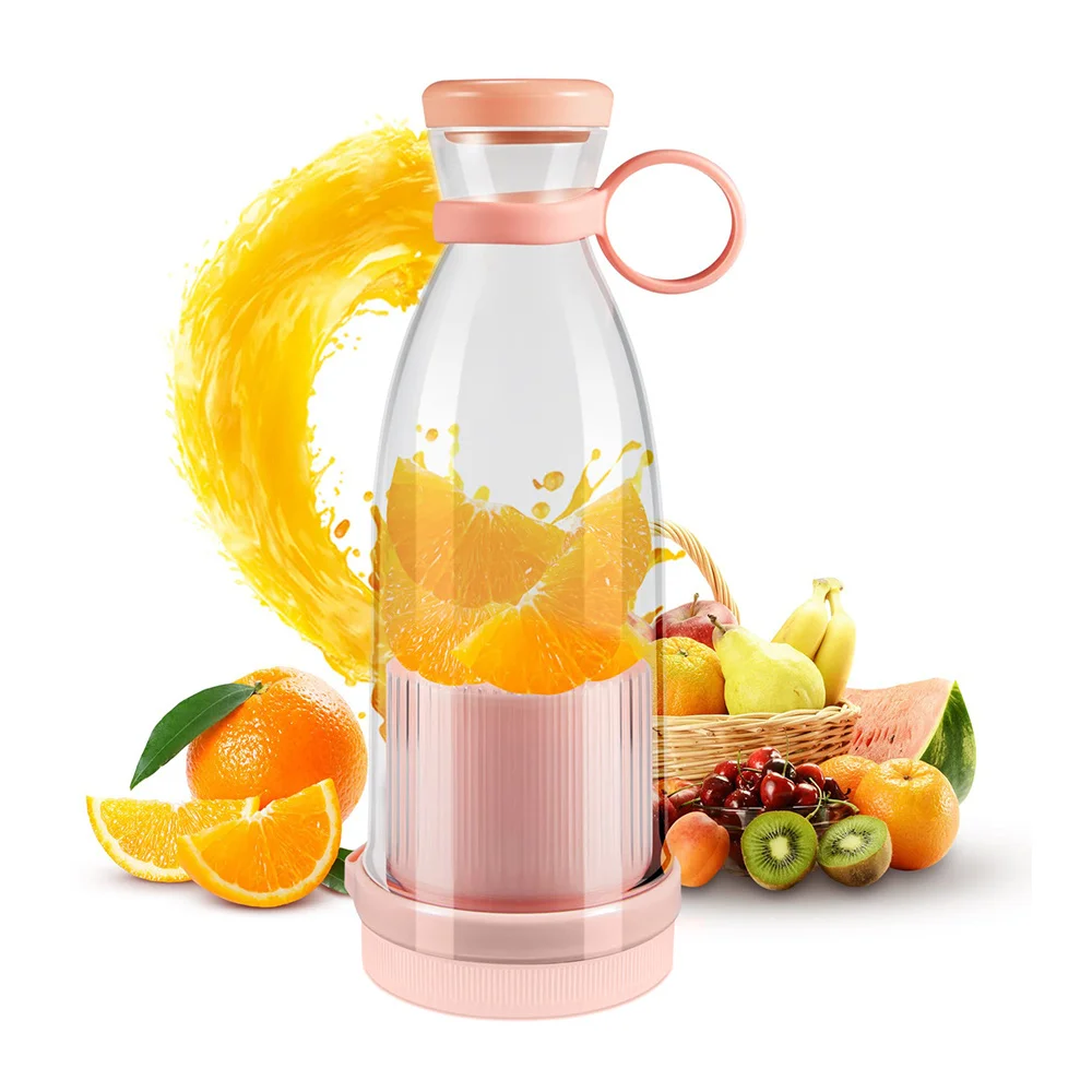 Portable Wireless Fast Electric Juicer Cup USB Rechargeable Travel Mini Shakes Fruit Blender Juicer