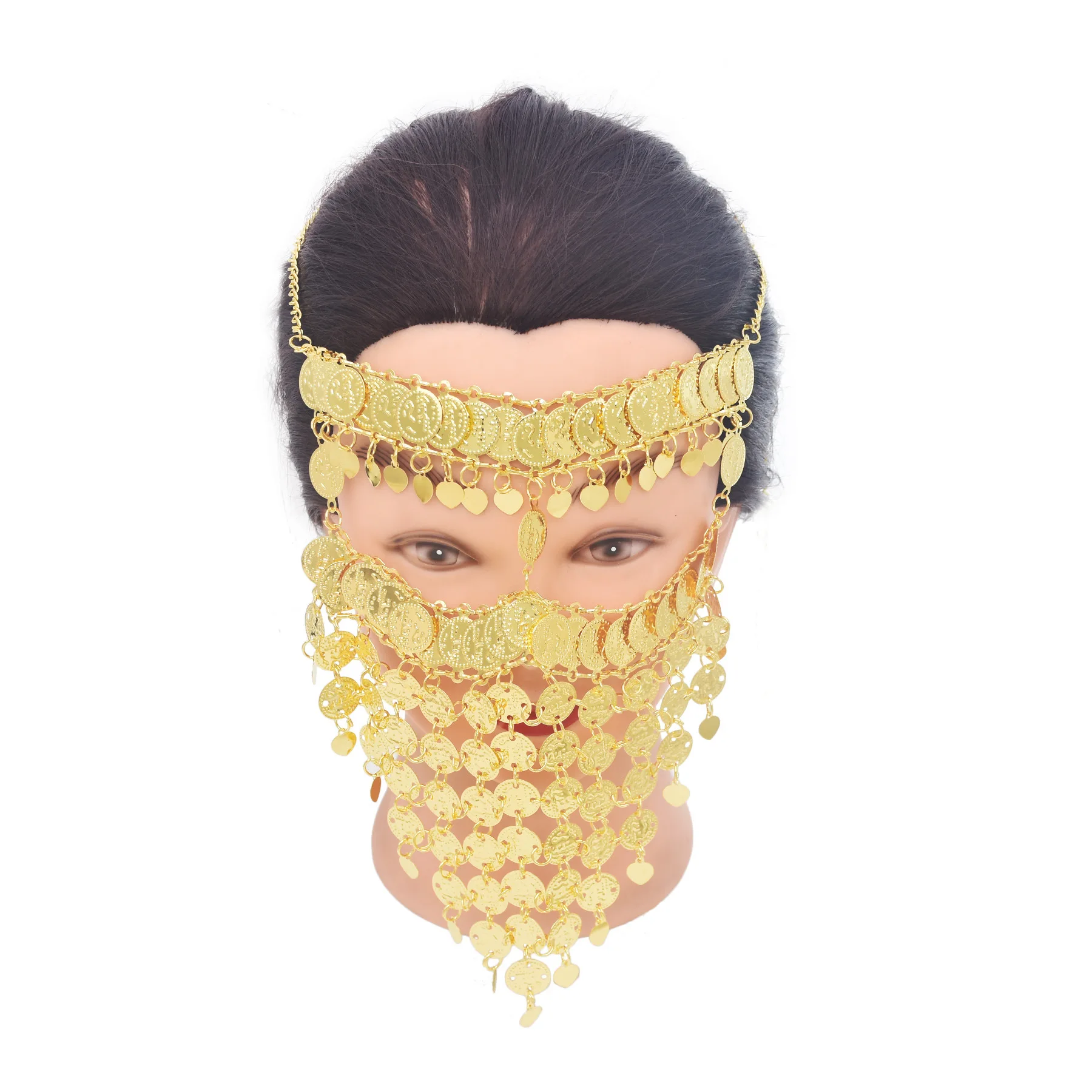 Belly Dance Jewelry Coin Veil Halloween Dance Play Accessories