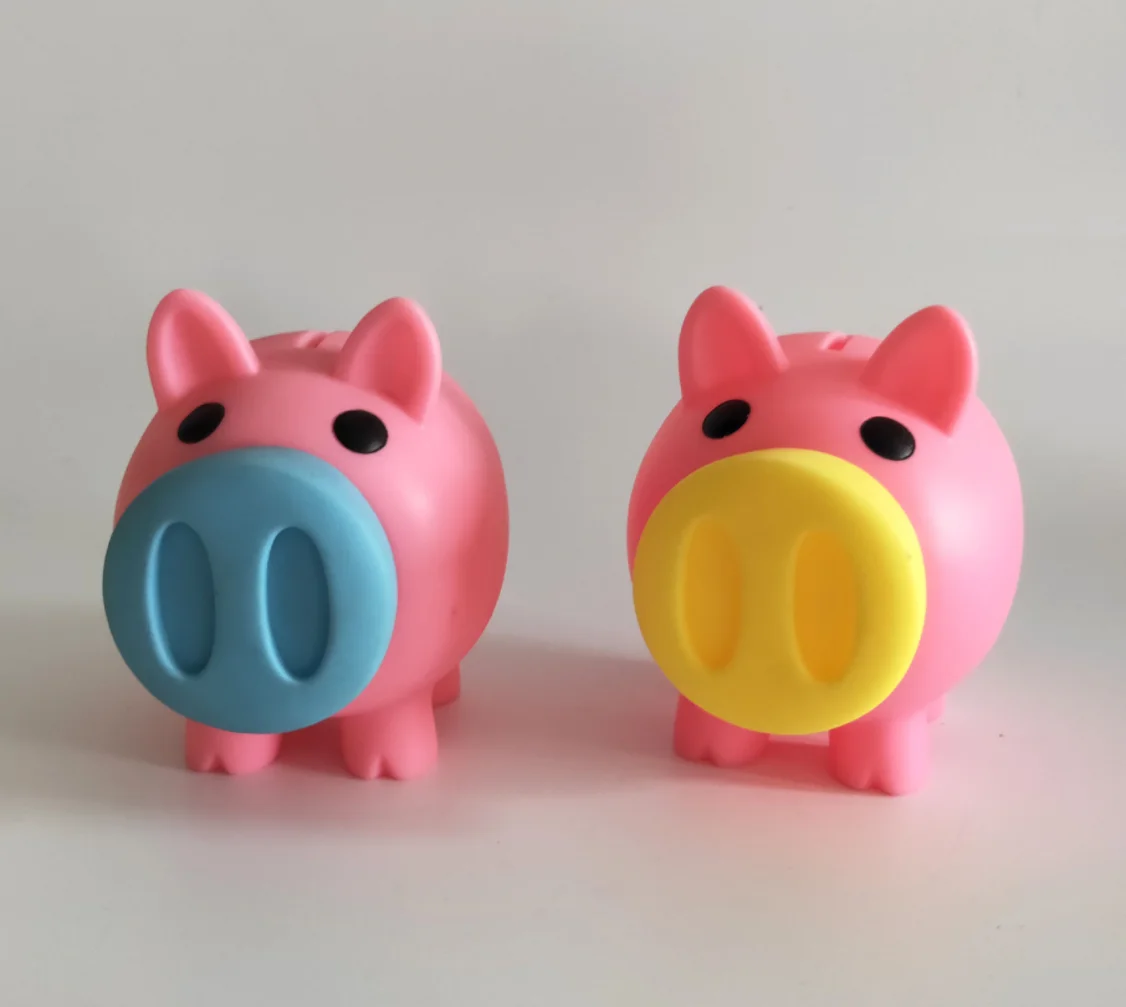 Customized Piggy Bank Toys Cartoon Coin Bank Figure Toy Saving Money Box for Kids