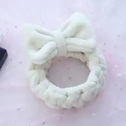 Повязка для волос из кораллового флиса