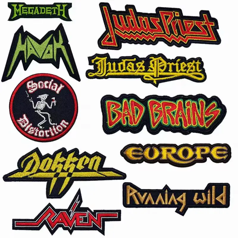 Cheap Price Free Custom Design Perfect Embroidery Uniform Patches Music Sewing On Embroidered Badges for Hat Clothing Patch