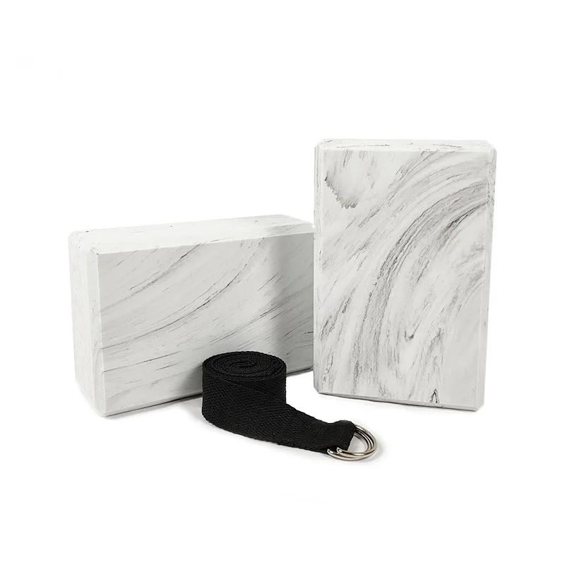 High Density EVA Foam Yoga Block Customized Logo Marble Camouflage Design Wholesale Price Available