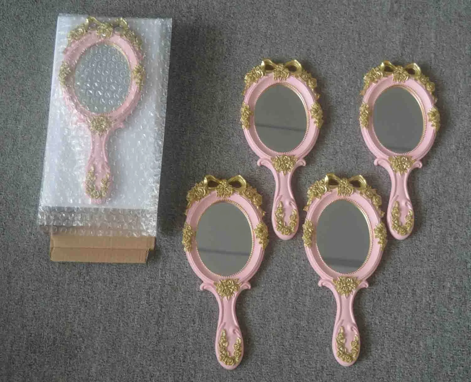 Cosmetic mirror professional Morocco gothic ms rose comb with mirror