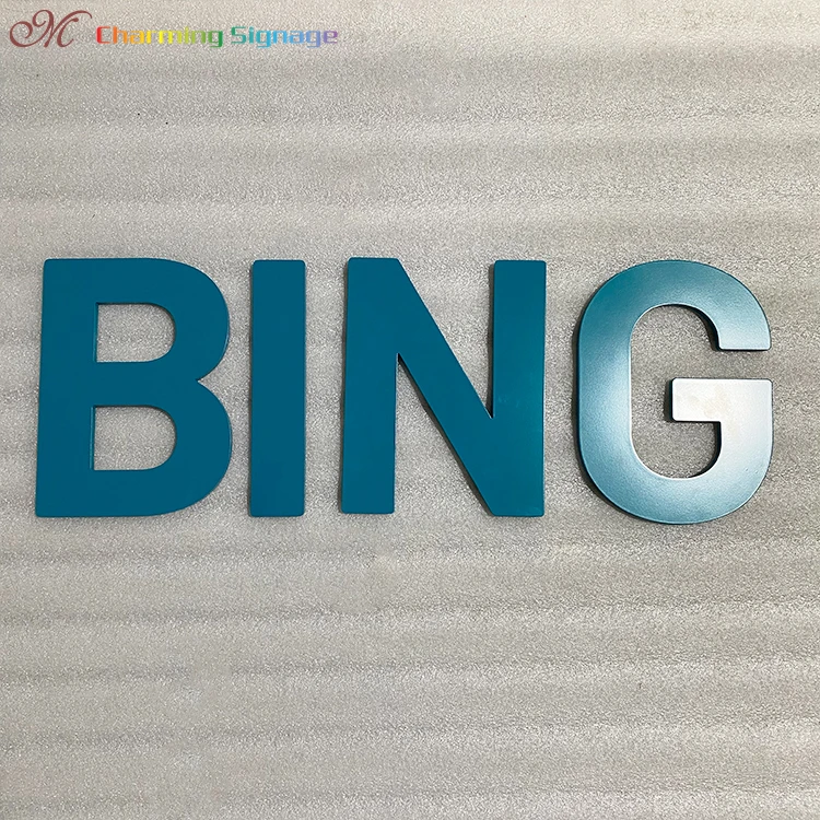 Plastic Led Programmable Sign For Wholesales Decorative Letter Signs On Doors And Windows Non Luminous Signs