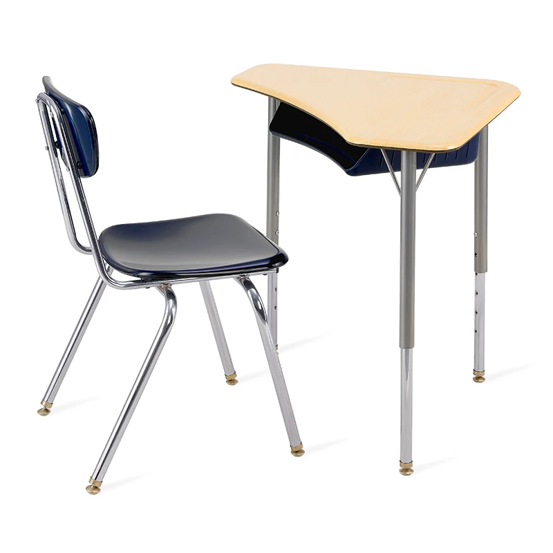 Multi Purpose Use Combination School Desks University Meeting Room Furniture Adjustable Student Chair and Table Sets