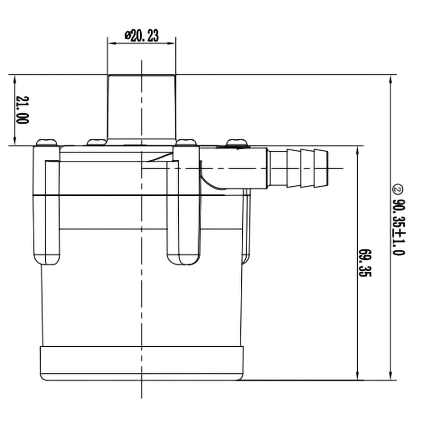 brushless DC pump P6092, DC24V, 48W, flow 16L/min, head 16m, for our IPL SHR yag machines from Nov., 2023